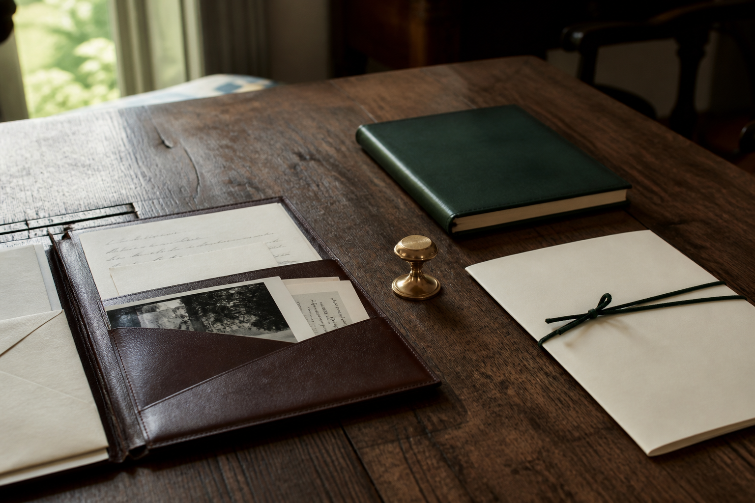 Correspondence, ledger and document folders representing families, companies and non-profit organisations