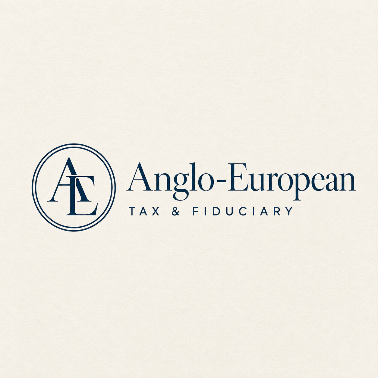 Anglo-European Tax & Fiduciary monogram and wordmark